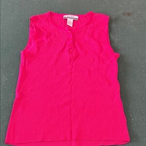 Nine & Co. Pink Sleeveless Blouse
